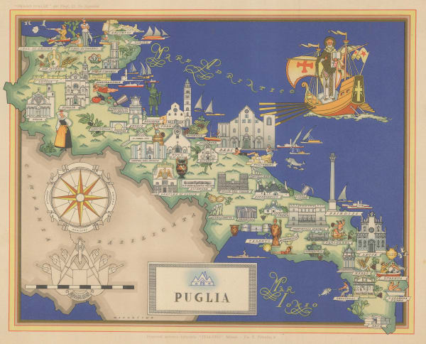 Giovanni De Agostini, Puglia, 1950