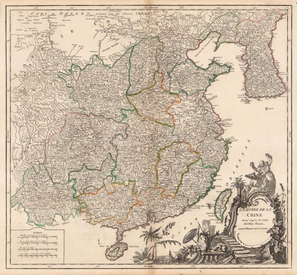 Robert de Vaugondy, Chinese Empire, 1790 c.