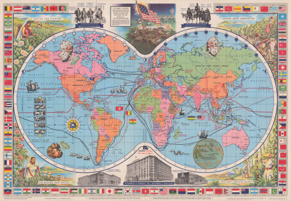 McCormick & Company, Inc, McCormick's Map of the World, 1960