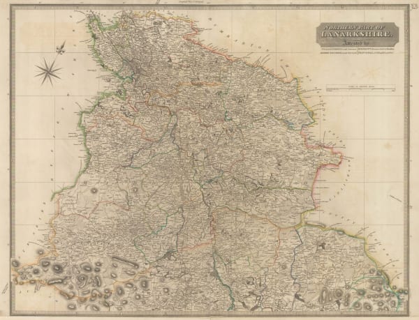 John Thomson, Lanarkshire (North Sheet), 1822 c.