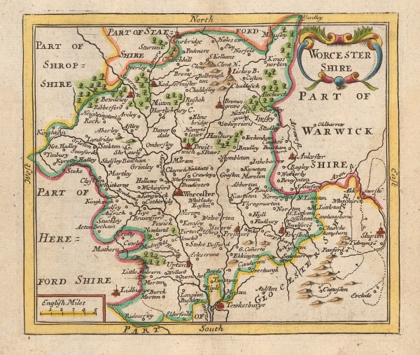 John Seller, Worcester Shire, 1690 c.