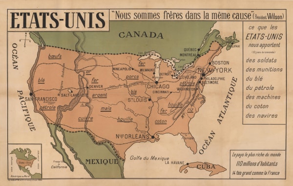 G. Delattre & Cie., First World War French propaganda poster, 1917 c.