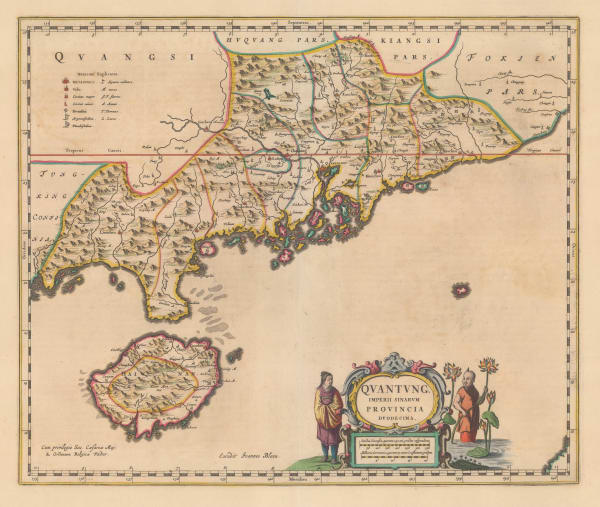 Jan Blaeu, Guangdong 广东 Province, 1655