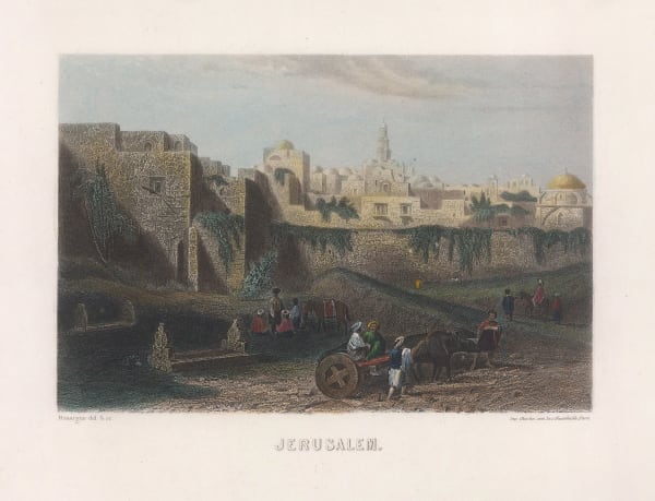 F. Chardon, Jerusalem - Old Jerusalem, 1876