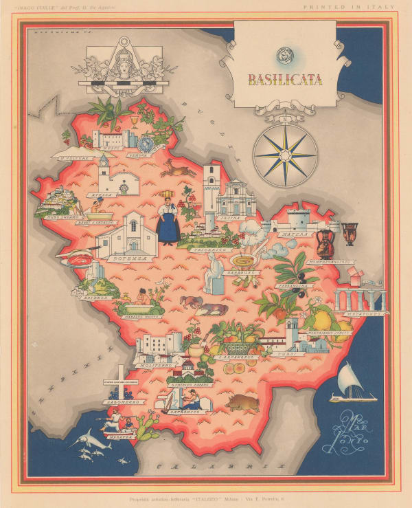 Giovanni De Agostini, Basilicata, 1945 c.