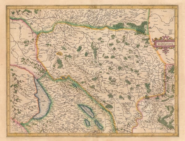 Mercator Hondius, Burgundy, 1619