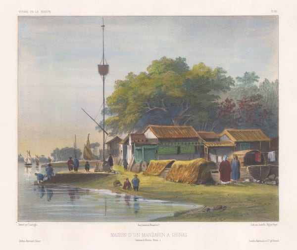 Auguste-Nicolas Vaillant, China - Guangzhou / Canton, Mandarin's house, 1850 c.