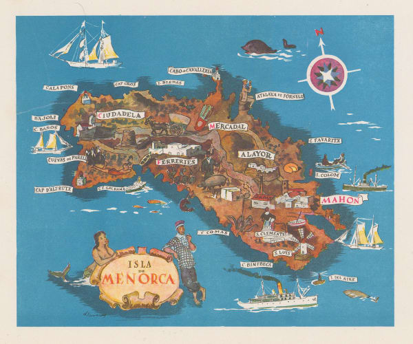 R. Dolcet, Isla de Menorca, 1950