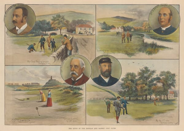 Illustrated Sporting and Dramatic News (ISDN), Golf - Douglas and Ramsey Links Golf Course, 1892