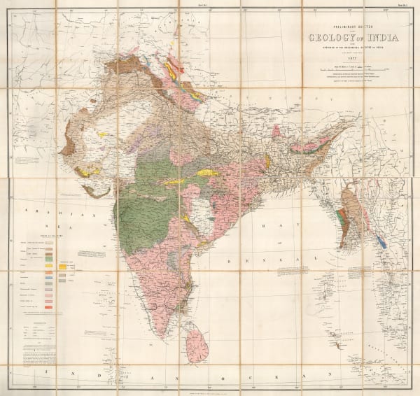 Survey of India, Preliminary Sketch of the Geology of India, 1877