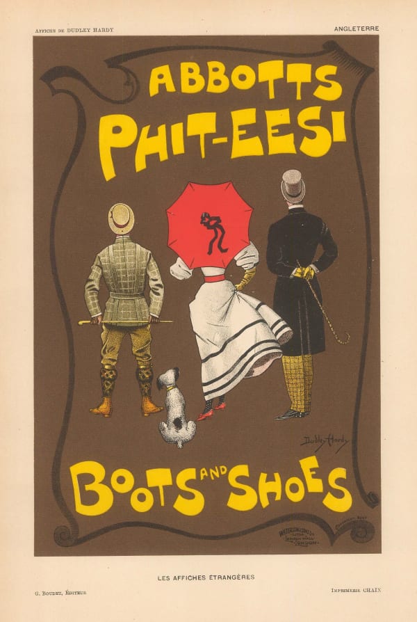 Jules Cheret, Footwear - Abbotts Phit-Eesi Boots and Shoes, 1897