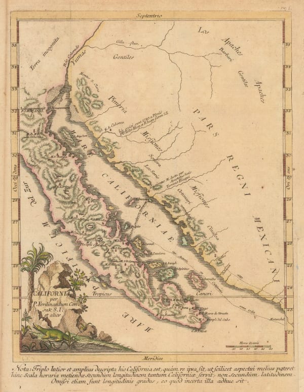 Johann Jakob Baegert, California, 1773