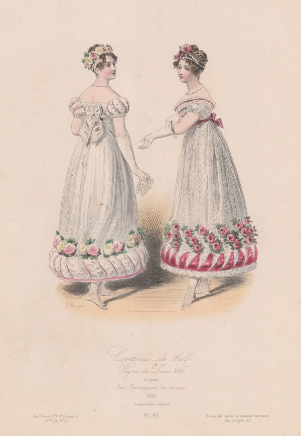 Imprimerie Fosset, Fashion - Ball dresses, 1860 c.