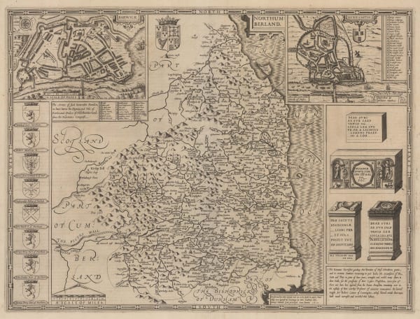 John Speed, Northumberland, 1611