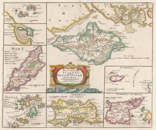 Robert Morden, The Smaller Islands in the British Ocean, 1753