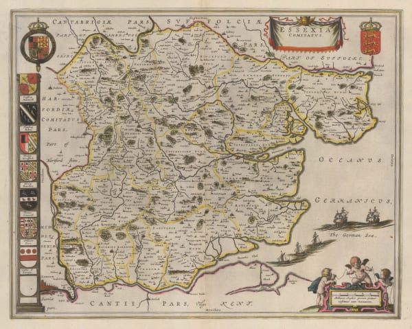 Jan Blaeu, Essexia Comitatvs, 1645 c.