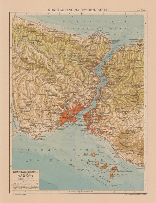 Mielisch & Jungk, Constantinople and Bosphorus , 1921