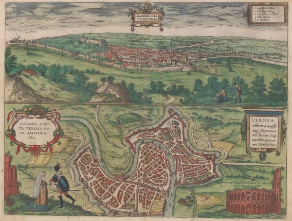 Georg Braun & Frans Hogenberg, Verona, 1581
