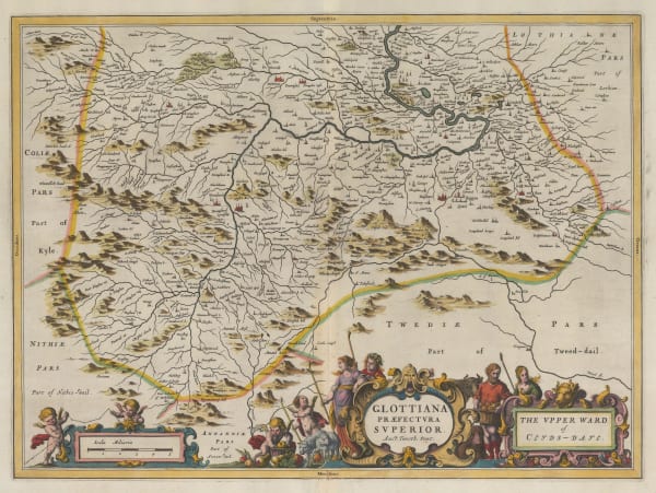 Willem & Jan Blaeu, Glottiana Praefectvra Svperior, 1653