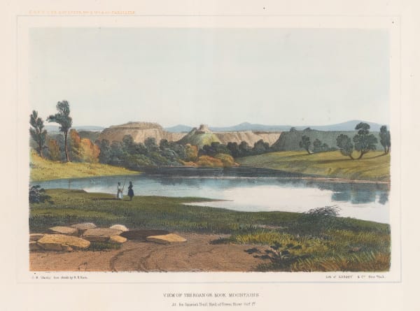 United States Pacific Railroad Expeditions (USPRR), Wyoming - Book (Roan) Mountains, 1857 c.