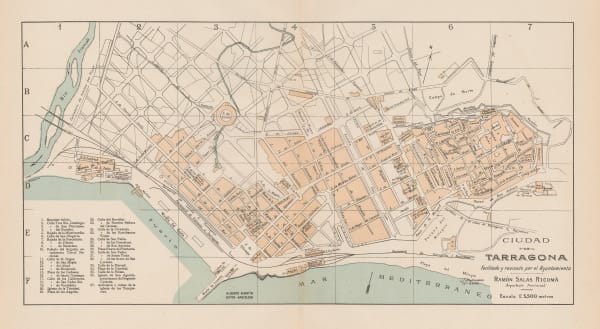 Alberto Martín, Plano de Tarragona, 1927