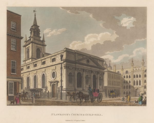 Thomas Malton, London - St. Lawrence's Church, 1798