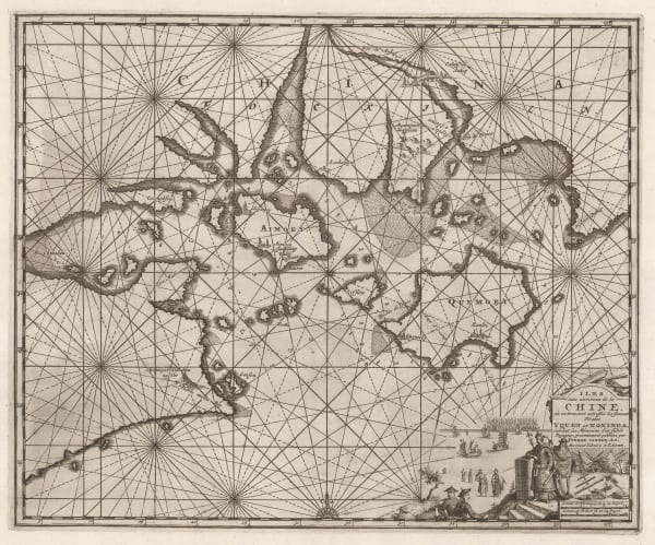 Pieter van der Aa, Amoy Island and its surroundings, 1714