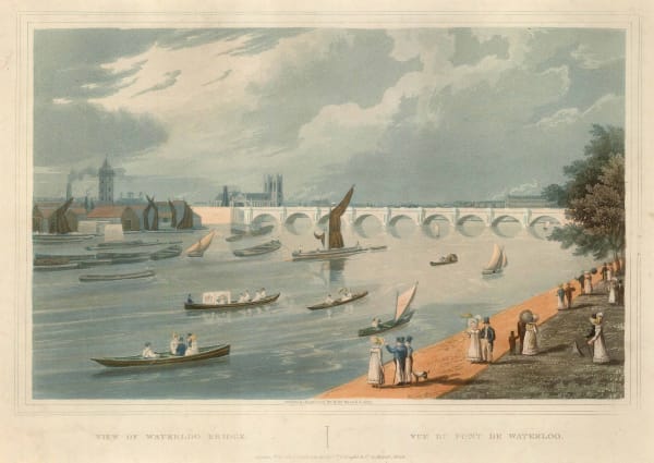 Robert Havell the Elder, London - Waterloo Bridge, 1820