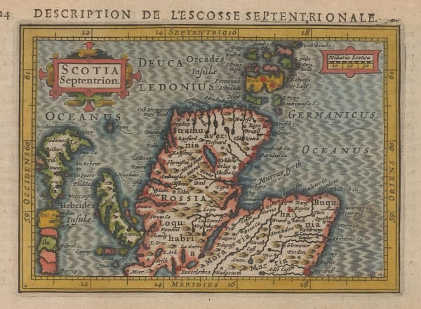 Petrus Bertius, Description de L'Escosse Septentrionale, 1618