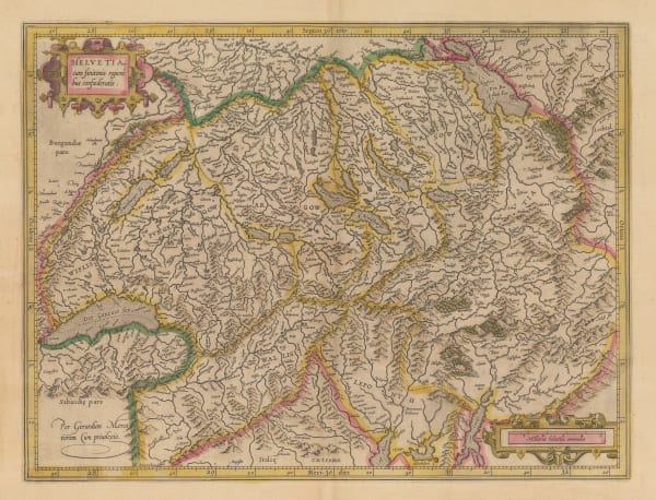 Mercator Hondius, Switzerland, 1630