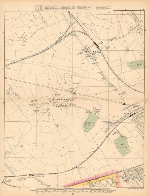 George W. Bacon, [Cricklewood & Willesden Green], 1880 c.