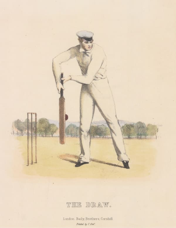 Georg F. Watts, Cricket - Rare, 1845