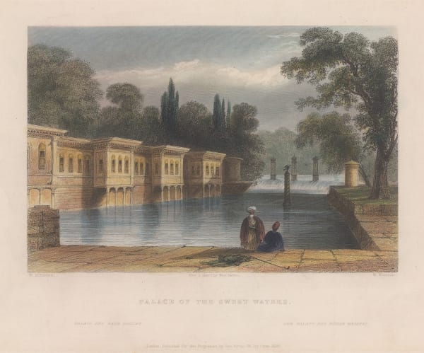 William Bartlett, Turkey - Istanbul / Constantinople, Caglayan Palace, 1838