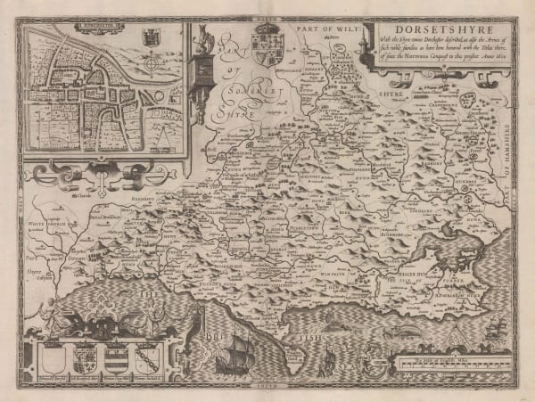 John Speed, Dorsetshyre, 1614