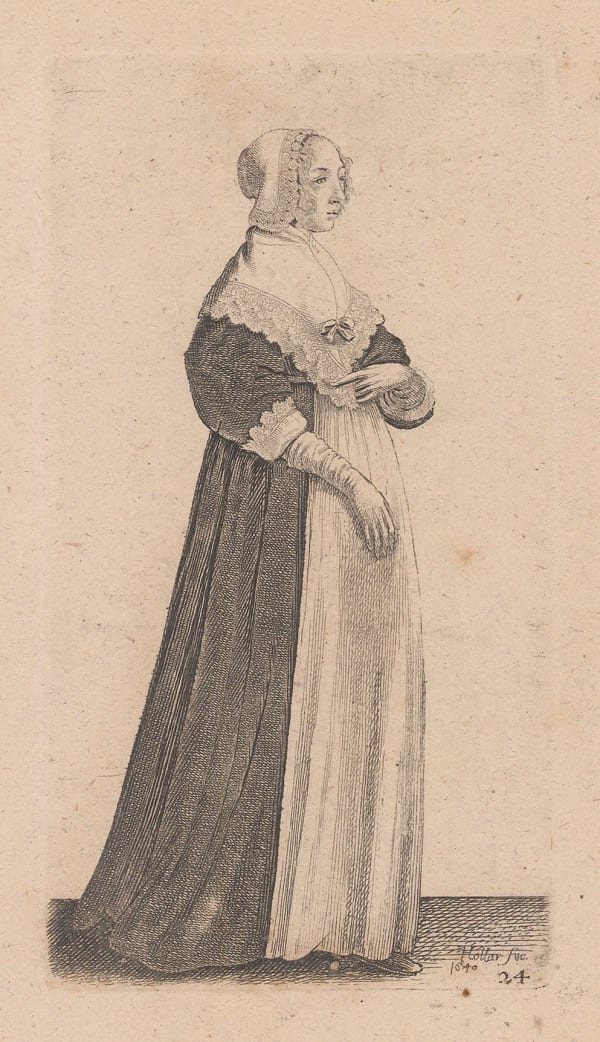 Wenceslaus Hollar, Historical costume - English Costume, 1794
