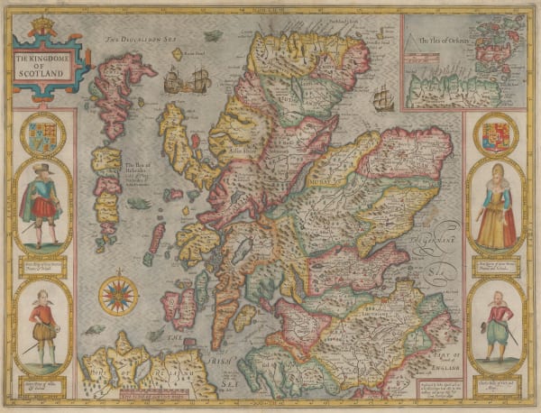 John Speed, The Kingdome of Scotland, 1650