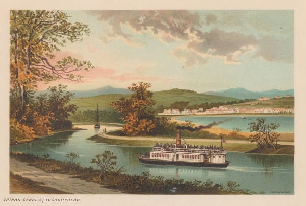 Thomas Nelson, Scotland - Lochgilphead, Crinan Canal, 1890