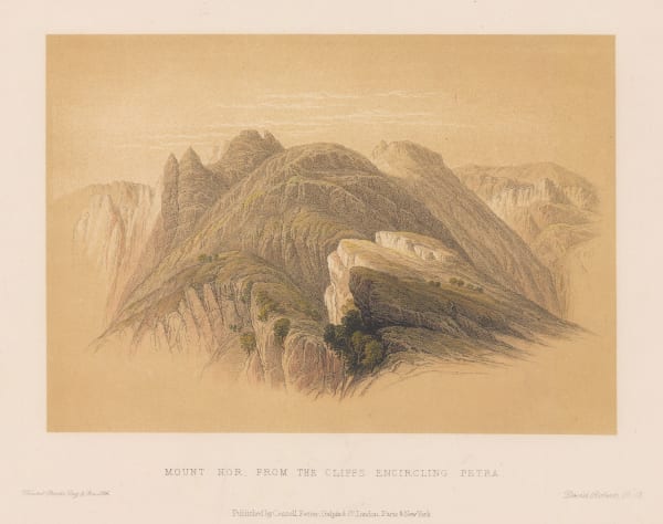 David Roberts, Holy Land - Mount Hor, 1875 c.