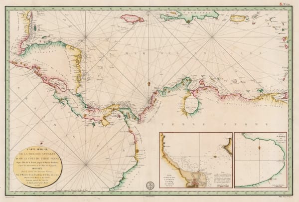 Depot de la Marine, Central America and Northern South America, 1813