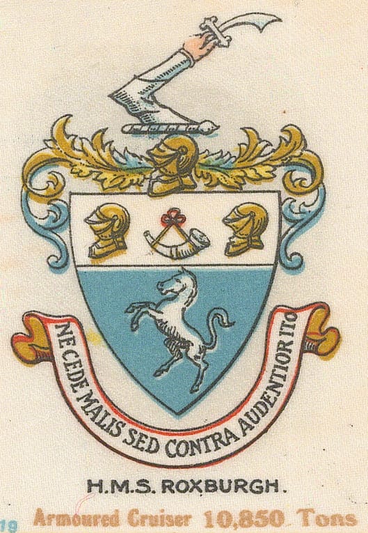 Cigarette Cards, Royal Navy - H.M.S. Roxburgh, 1920 c.