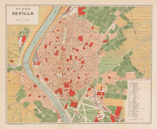Alberto Martín, Plano de Sevilla, 1927