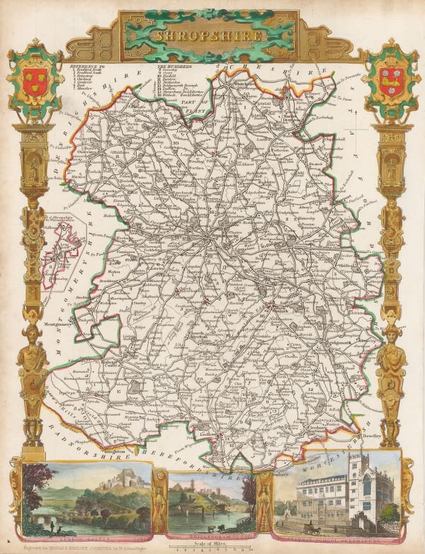 Thomas Moule, Shropshire, 1840 c.