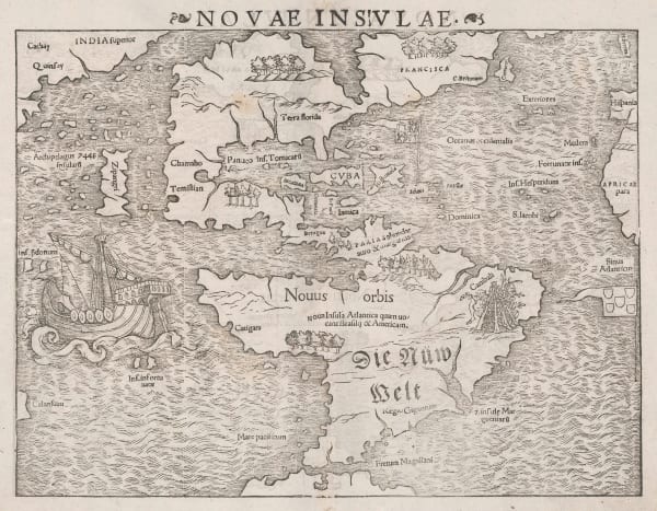 Sebastian Münster, The Americas, 1572