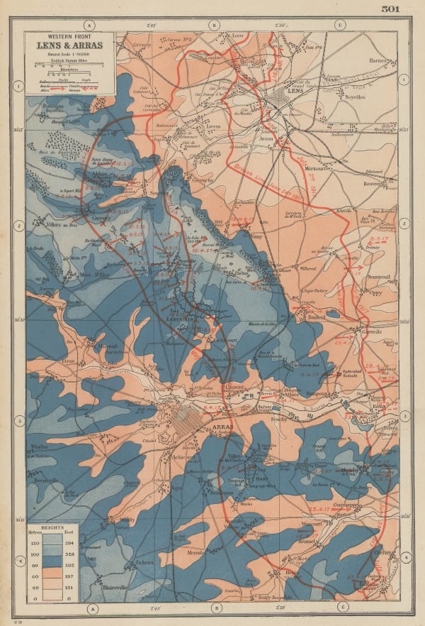 Harmsworth, Lens and Arras, 1920 c.
