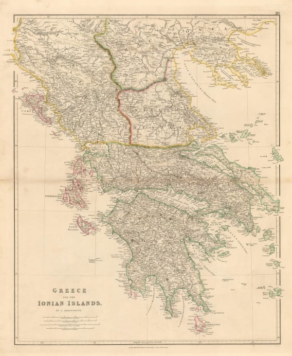John Arrowsmith, Greece and the Ionian Islands, 1832