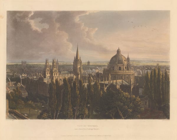 Rudolph Ackermann, Oxford, 1814