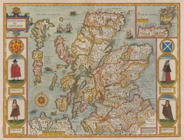 John Speed, The Kingdome of Scotland, 1676