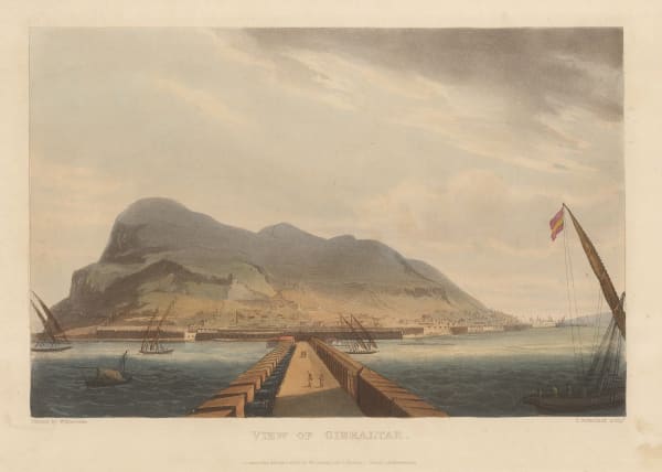 James Jenkins, Gibraltar - Bridge to Gibraltar, 1816