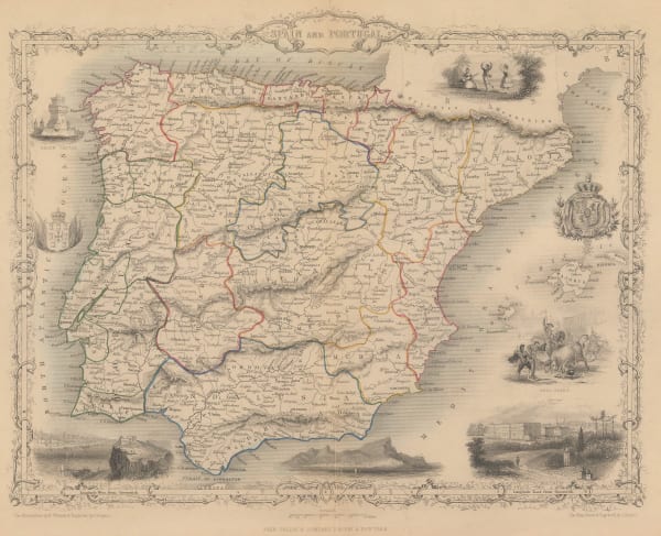John Tallis, Spain and Portugal, 1855