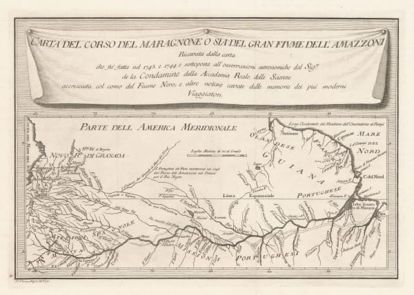 Veremondo Rossi, The Amazon River, 1763